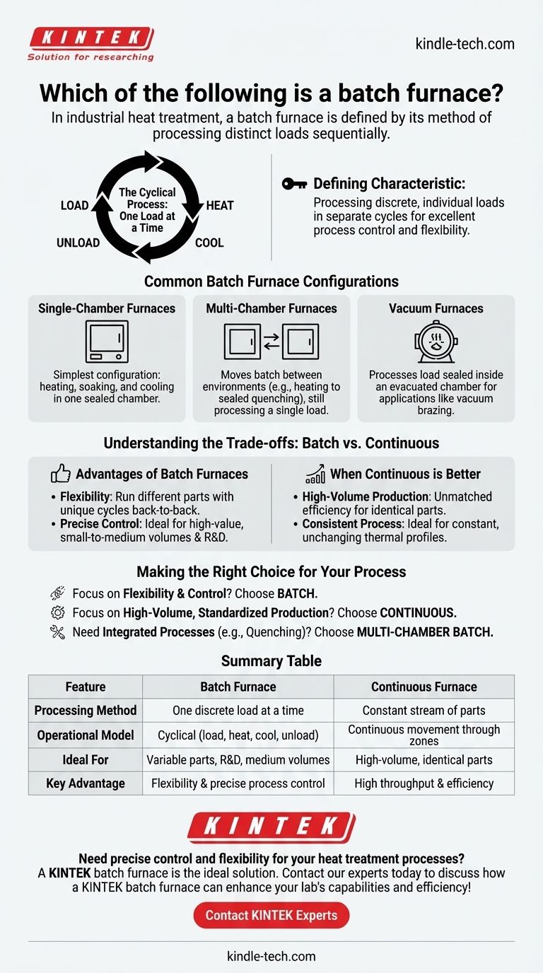 バッチ炉とはどのようなものですか？柔軟な熱処理の鍵を理解する ビジュアルガイド