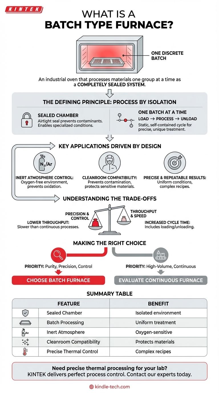 What is a batch type furnace? Achieve Perfect Process Control for Sensitive Applications Visual Guide