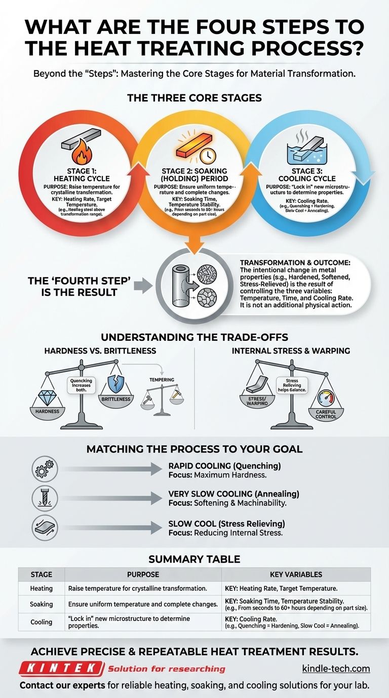 What are the four steps to the heat treating process? Master the 3 Core Stages for Superior Results Visual Guide