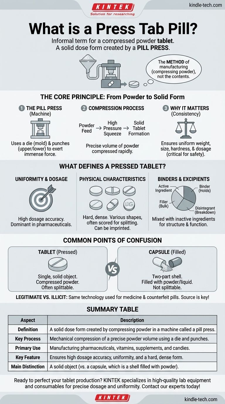 Qu'est-ce qu'un comprimé pressé ? Le guide complet des comprimés pressés Guide Visuel