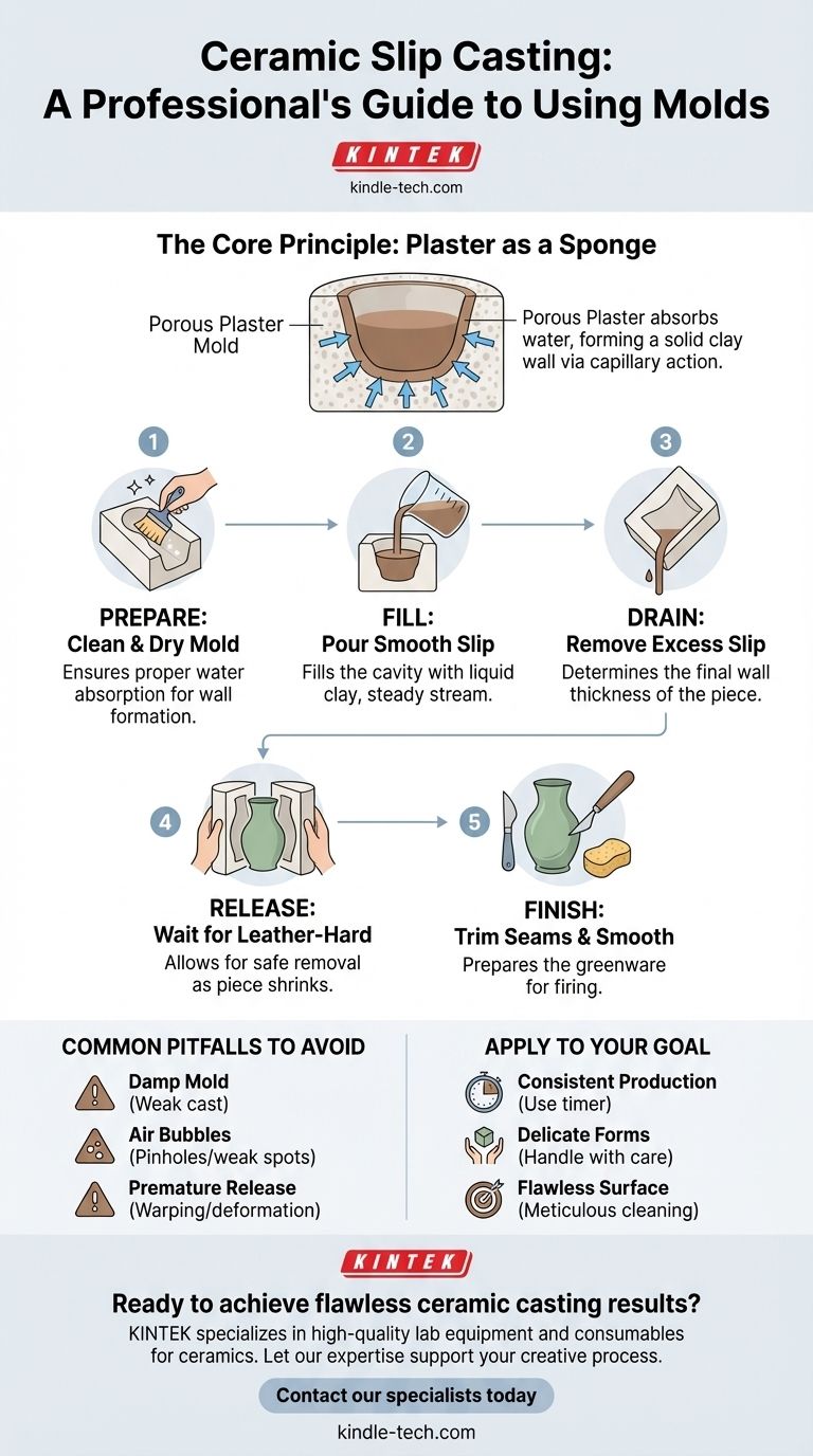 Comment utiliser les moules de coulage en céramique ? Maîtrisez l'art du coulage en barbotine pour des résultats constants Guide Visuel