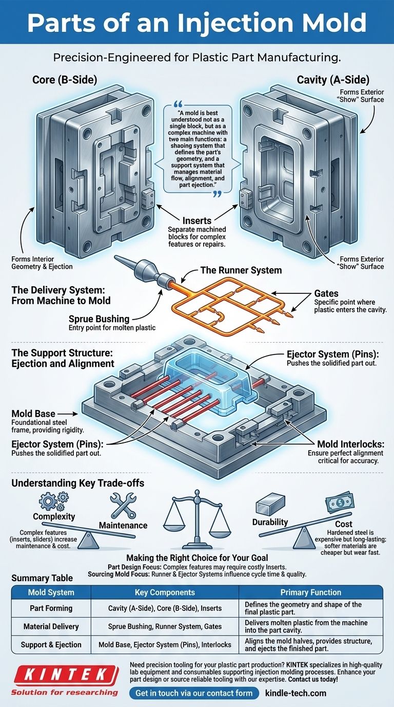 模具的各个部分叫什么？注塑模具组件及其功能指南 图解指南