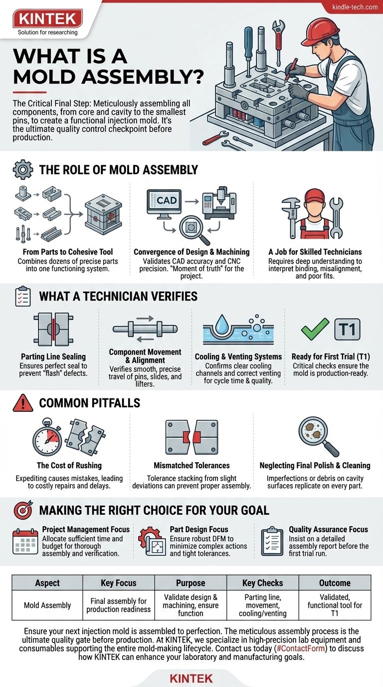 Что такое сборка пресс-формы? Критический заключительный этап для создания функциональной литьевой формы Визуальное руководство