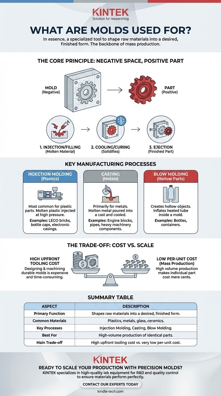 À quoi servent les moules ? Déverrouiller la production de masse de pièces de précision Guide Visuel