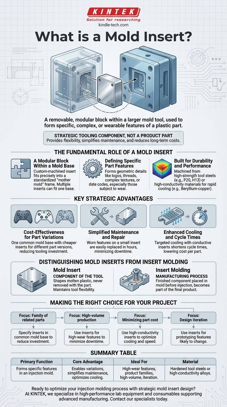 金型インサートとは何ですか？射出成形におけるコスト削減と柔軟性の解放 ビジュアルガイド