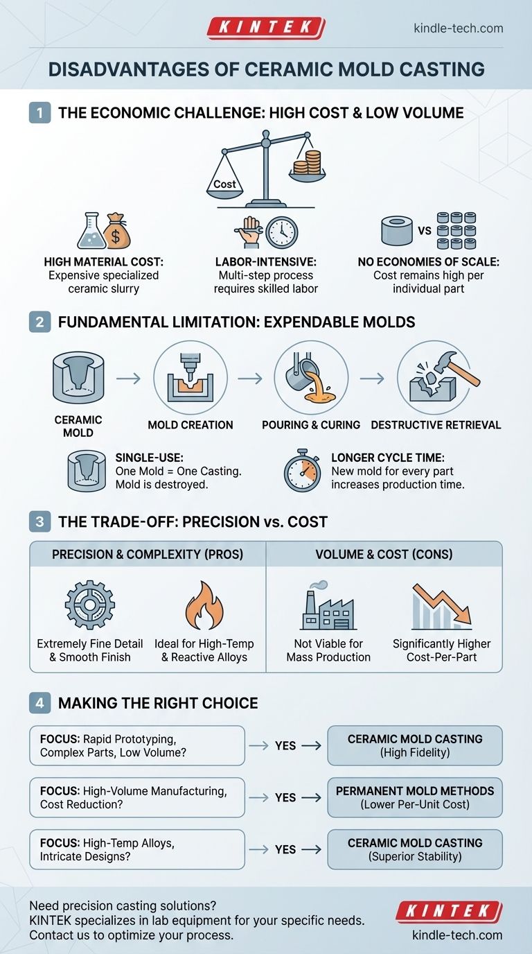 陶瓷模铸造有哪些缺点？成本高和生产量有限 图解指南