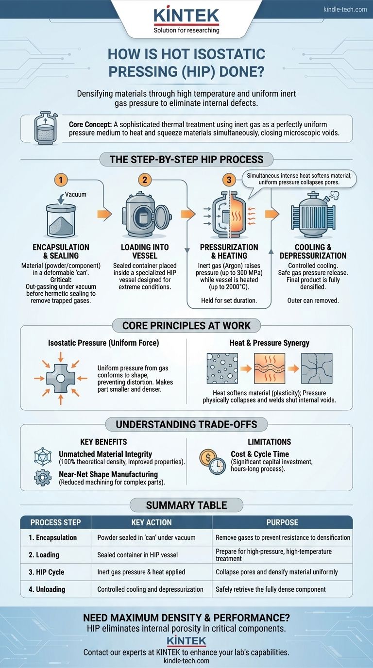 열간 등방압착(HIP)은 어떻게 수행되나요? HIP 공정에 대한 완벽 가이드 시각적 가이드