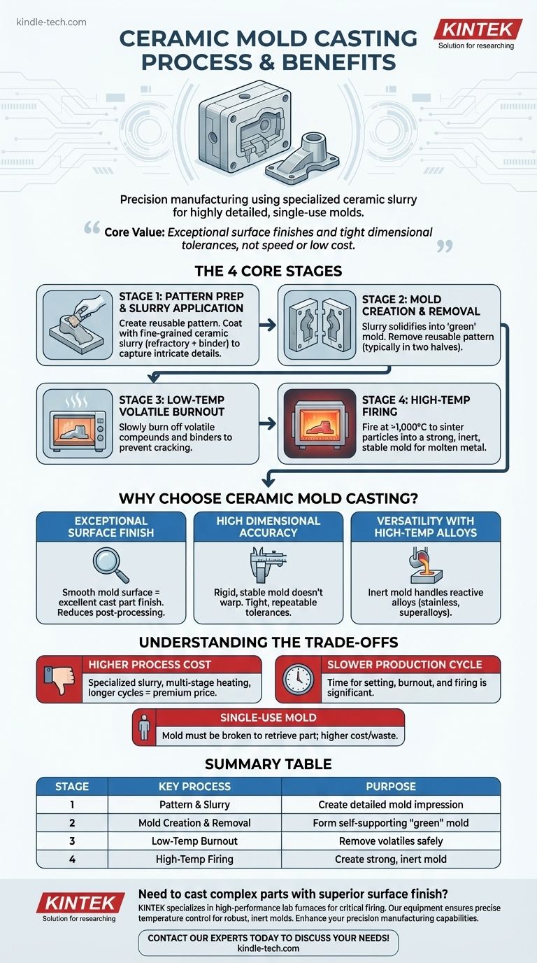 ما هي عملية صب القوالب الخزفية؟ تحقيق الصب الدقيق للأجزاء المعقدة دليل مرئي