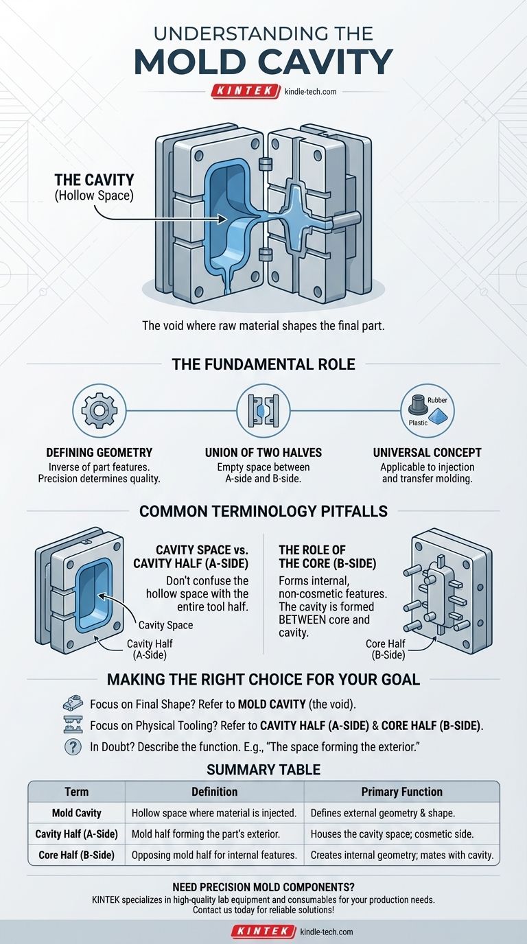 模具的内部空间叫什么？理解模腔和型芯 图解指南
