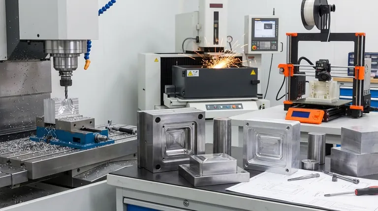 Como os moldes são fabricados? Usinagem CNC vs. Impressão 3D para suas Necessidades de Produção