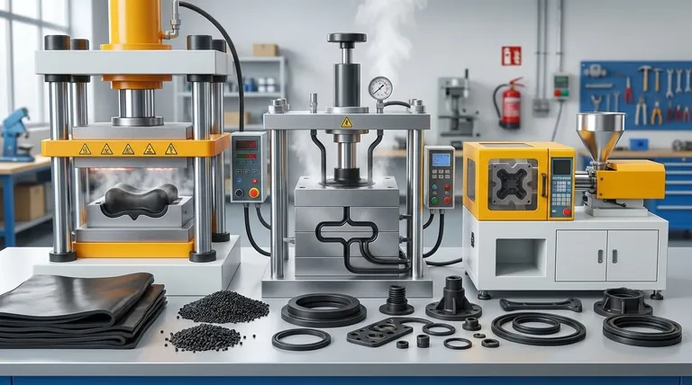 橡胶成型工艺有哪些?注射成型、压缩成型还是传递成型?