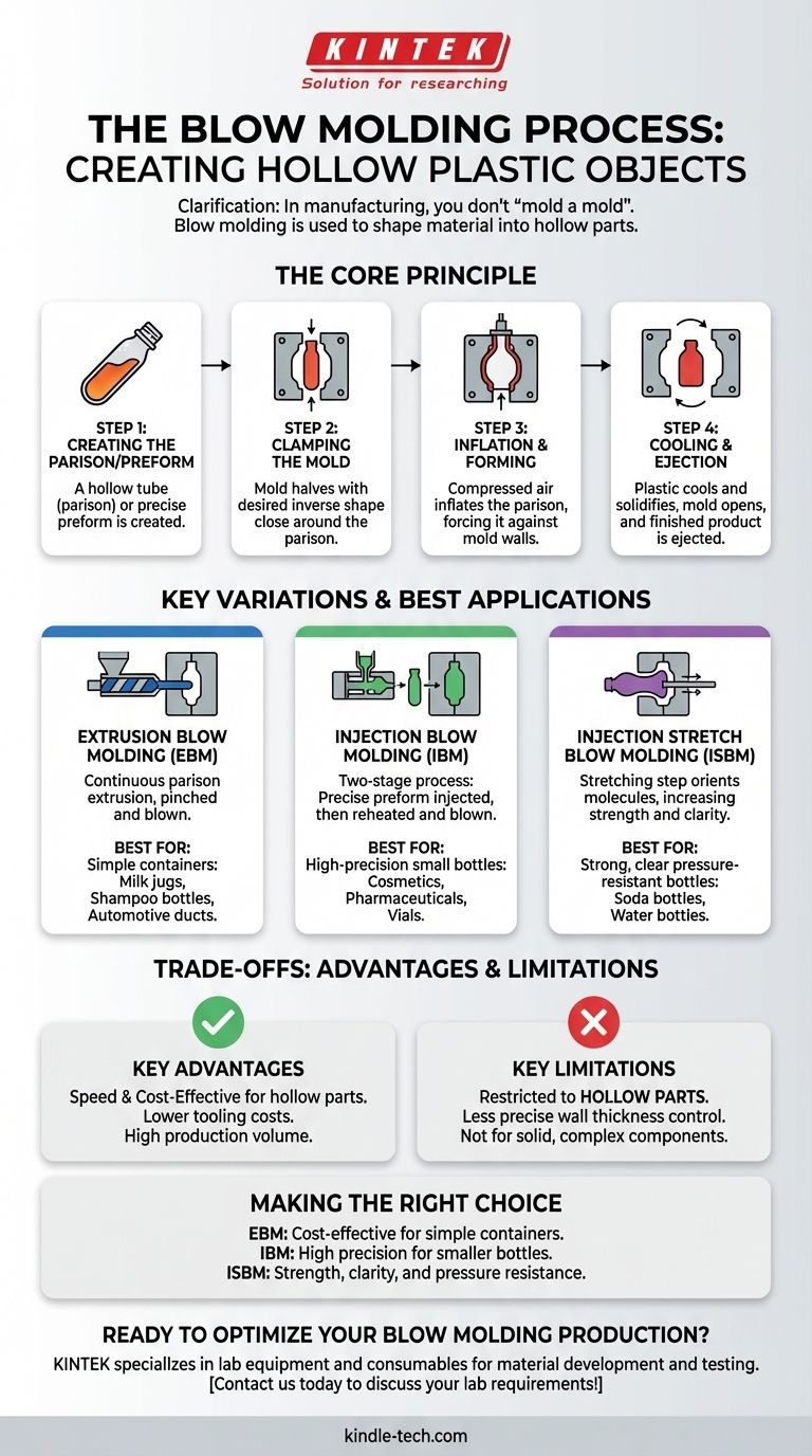 ¿Cuál es el proceso de moldear un molde? Una guía sobre el moldeo por soplado para piezas de plástico huecas Guía Visual