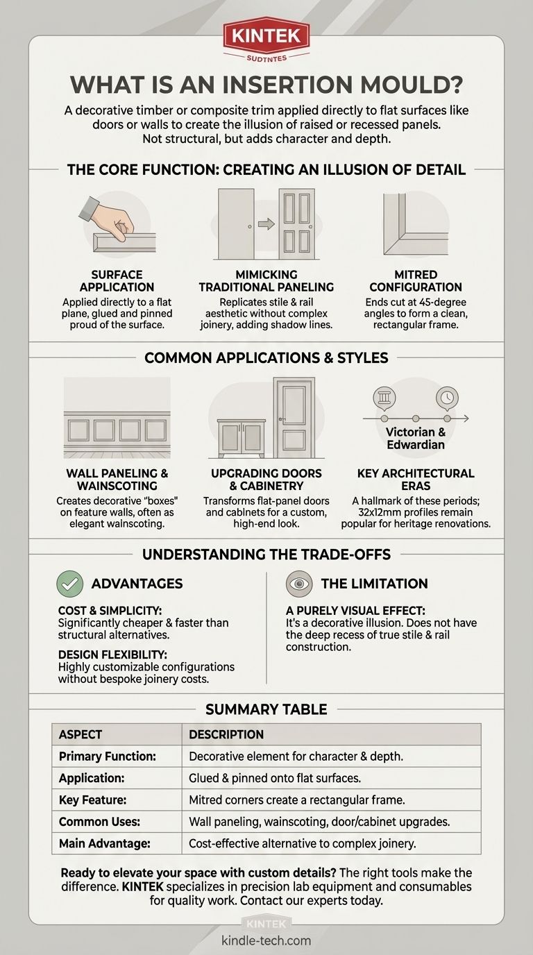 Qu'est-ce qu'une moulure d'insertion ? Un guide simple pour ajouter des détails architecturaux Guide Visuel