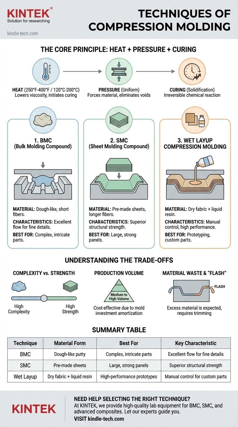 压缩成型技术有哪些？BMC、SMC 和湿法铺层详解 图解指南