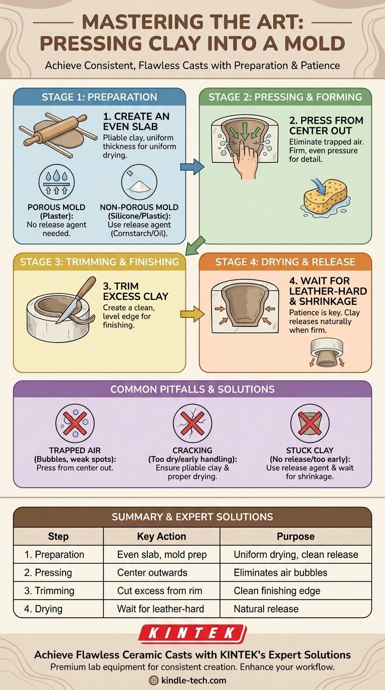 How to press clay into mold? Master the Art of Clean, Detailed Casts Every Time Visual Guide