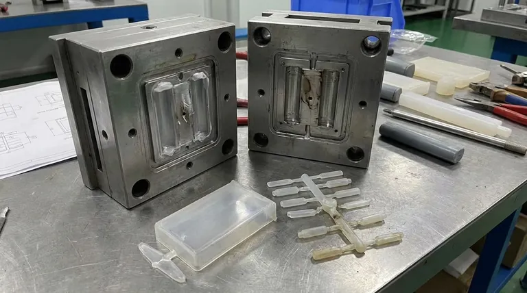 Каковы недостатки двухплитной формы? Ключевые ограничения в литниковой системе и многогнездном формовании