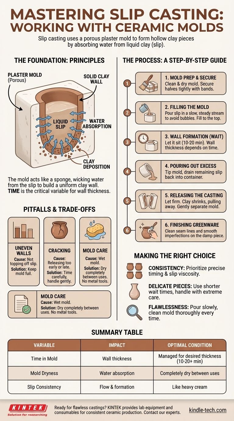 How to work with ceramic molds? Master the Art of Slip Casting for Consistent Results Visual Guide