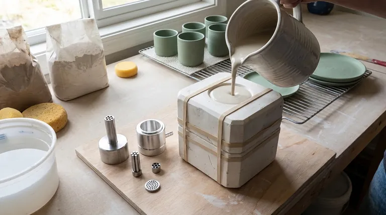 ¿Cómo trabajar con moldes cerámicos? Domina el arte del vaciado en barbotina para obtener resultados consistentes