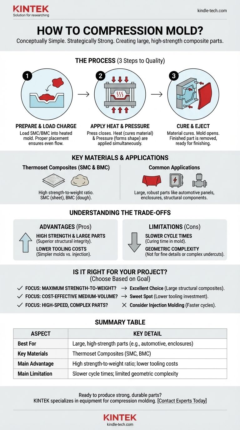 How to compression mold? A Guide to Creating High-Strength, Large Parts Visual Guide