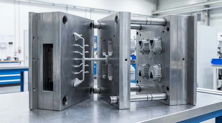 ما هو تسلسل الفتح لقالب ثلاثي الألواح؟ إزالة البوابة الآلية الرئيسية للقولبة الدقيقة