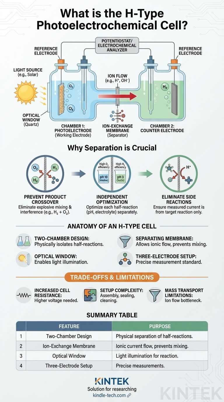 Что такое H-образная фотоэлектрохимическая ячейка? Руководство по выделению и изучению реакций, управляемых светом Визуальное руководство