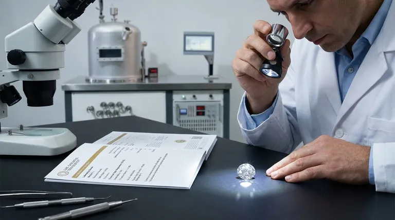 如何检测CVD钻石？通过分级报告和激光刻字验证其真实性