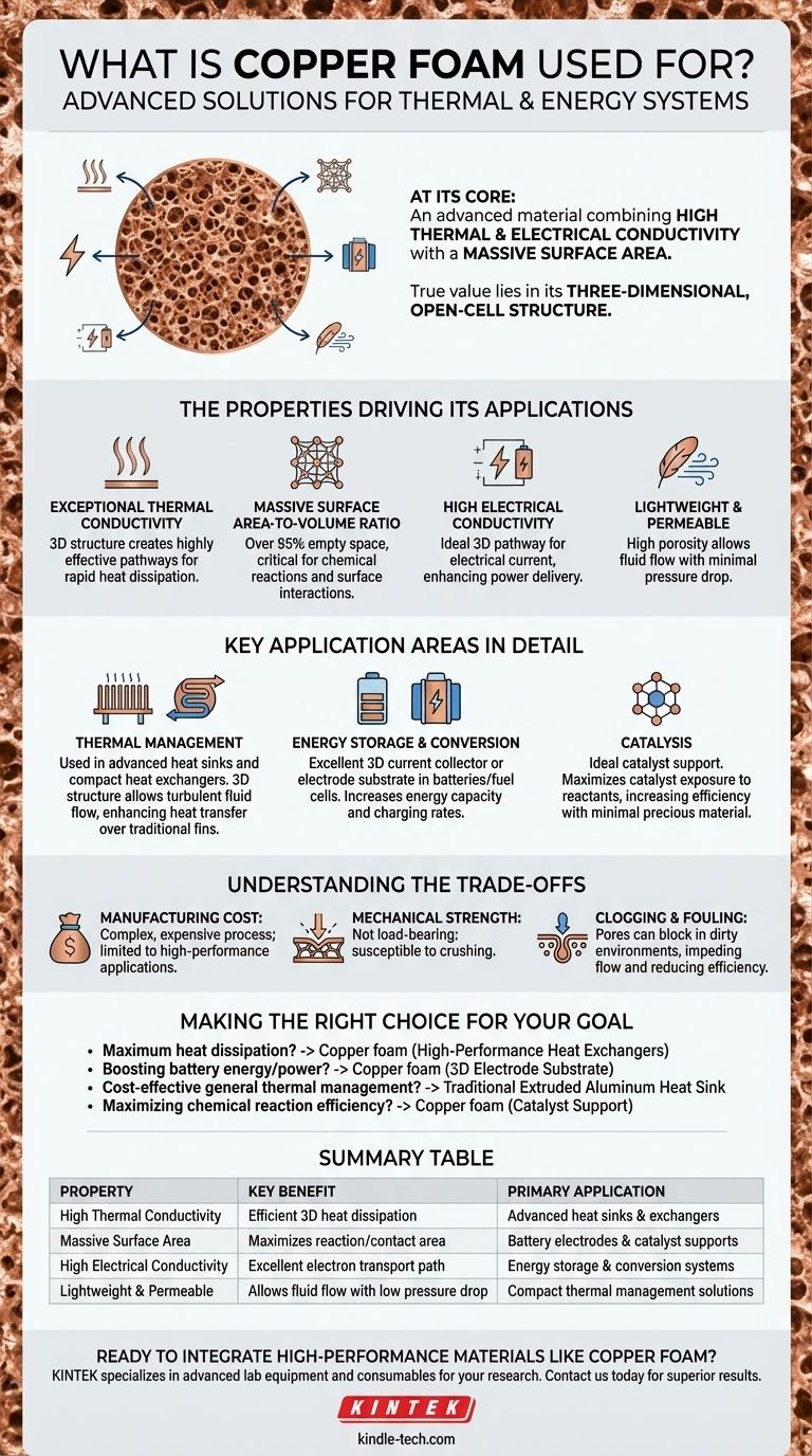 Для чего используется медная пена? Руководство по ее высокоэффективным тепловым и энергетическим применениям Визуальное руководство