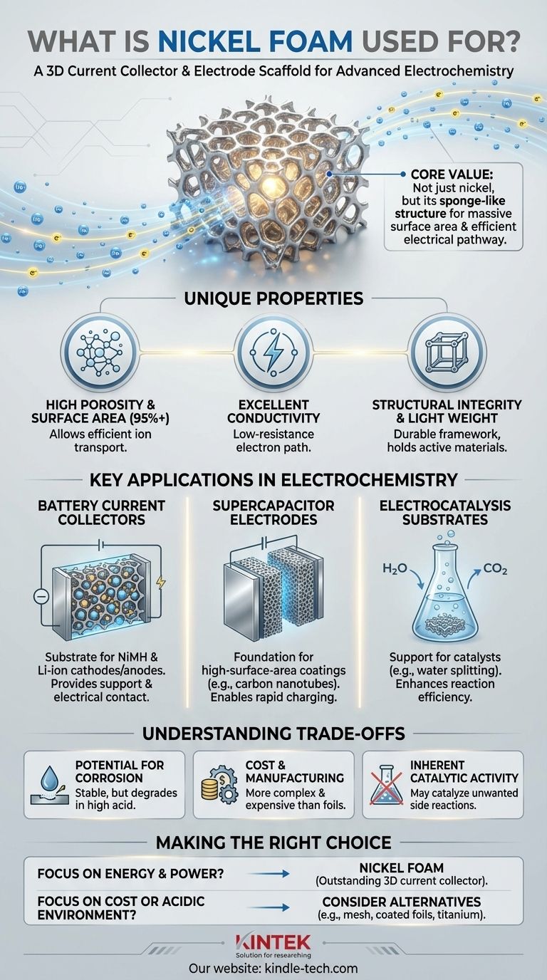 ¿Para qué se utiliza la espuma de níquel? Una guía de sus aplicaciones electroquímicas Guía Visual