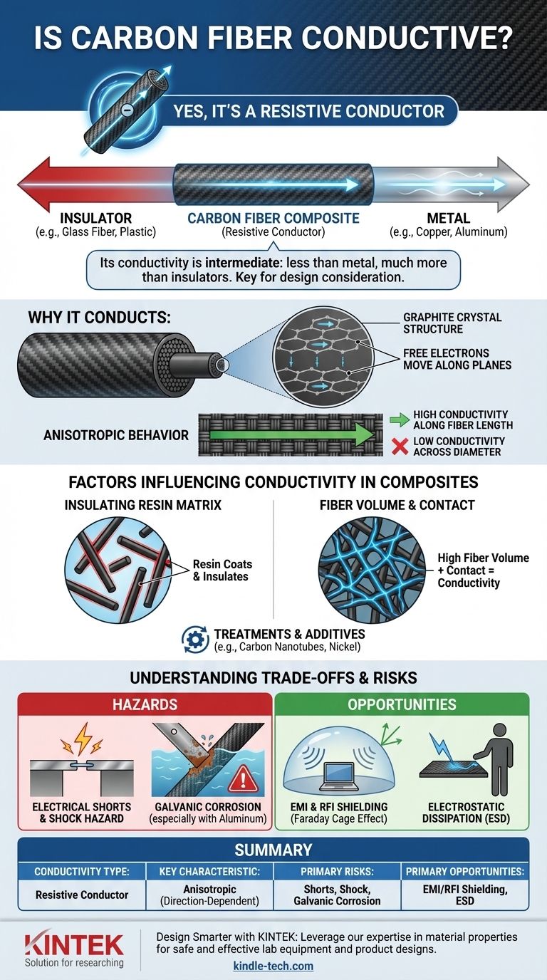La fibre de carbone peut-elle être conductrice ? Un guide sur ses propriétés électriques et ses risques Guide Visuel