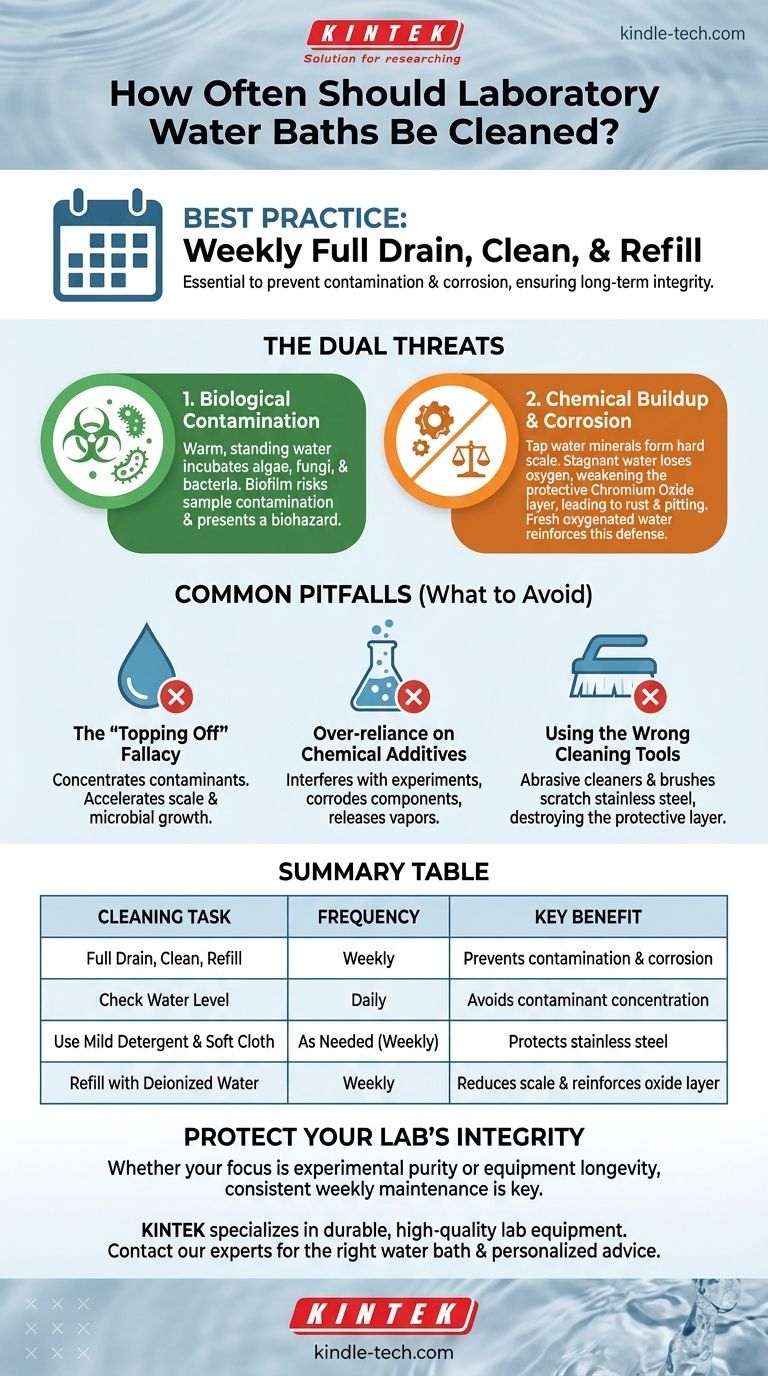 항상 수조를 얼마나 자주 청소해야 합니까? 오염 및 부식 방지를 위한 주간 가이드 시각적 가이드