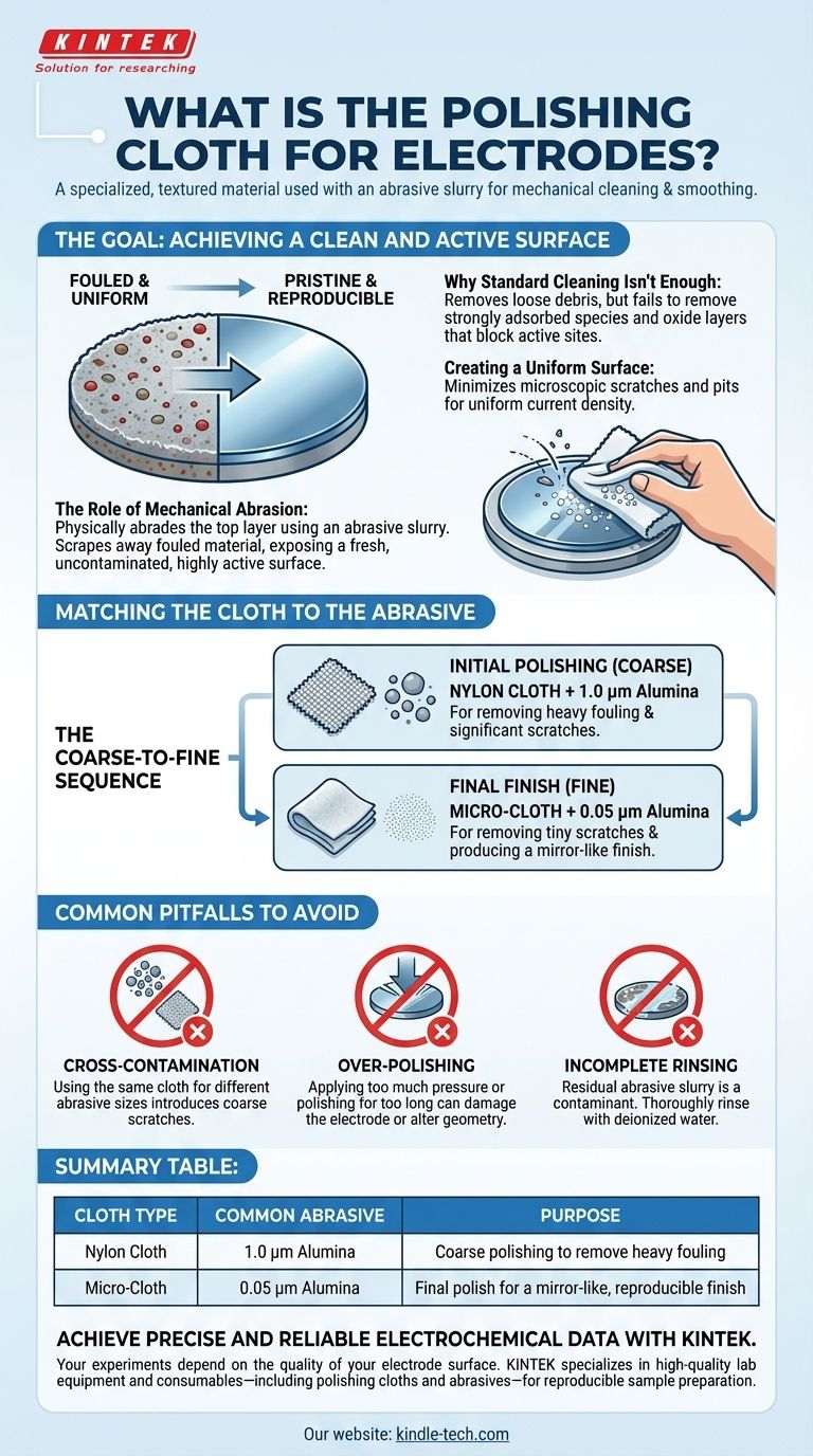 À quoi sert un chiffon de polissage pour électrodes ? Un guide pour obtenir des résultats électrochimiques reproductibles Guide Visuel