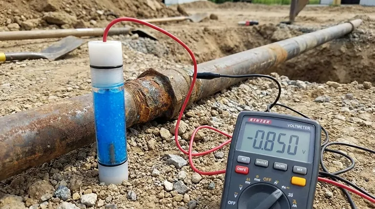 Qual é o potencial do eletrodo de referência de sulfato de cobre? Uma Linha de Base Estável de +0,314 V para Medições de Campo