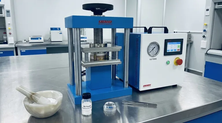 Welcher Druck ist für KBr-Presslinge erforderlich? Erreichen Sie perfekte FTIR-Transparenz