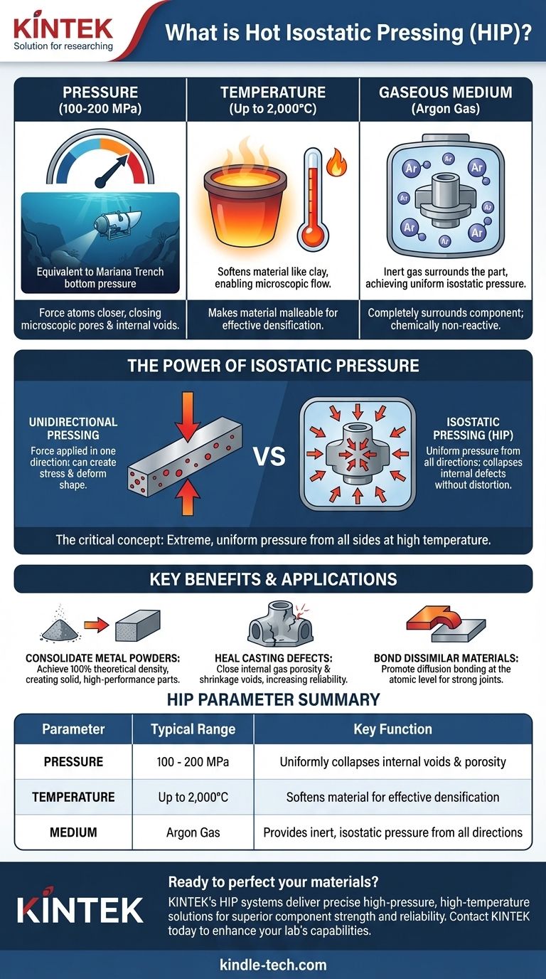 ¿Qué presión tiene el prensado isostático en caliente? Logre densidad total y rendimiento superior del material Guía Visual