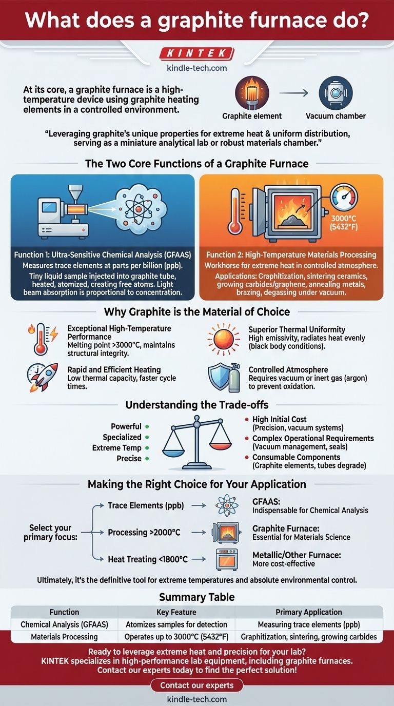 Was macht ein Graphitofen? Extreme Hitze und ultra-sensitive Analyse erreichen Visuelle Anleitung