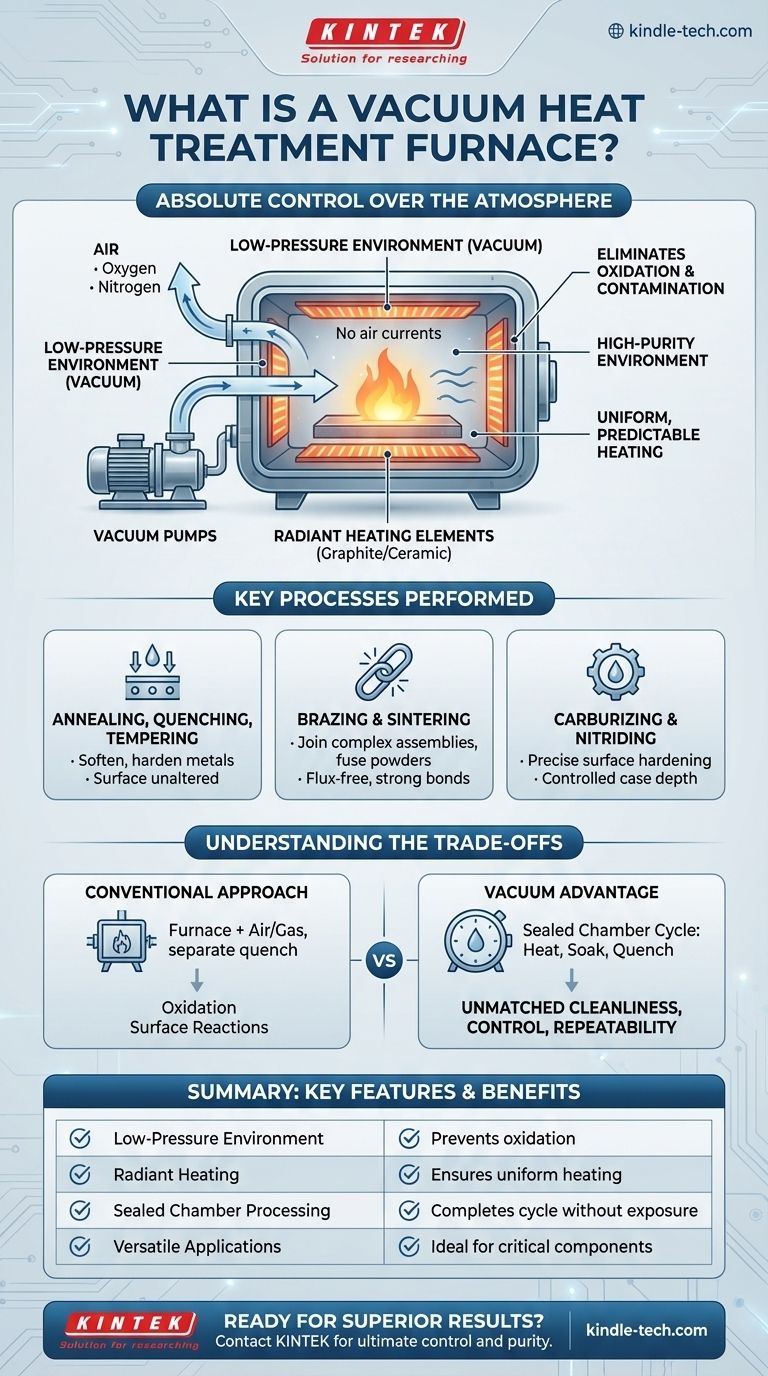 Was ist ein Vakuum-Wärmebehandlungsofen? Erzielen Sie unübertroffene Reinheit und Kontrolle Visuelle Anleitung