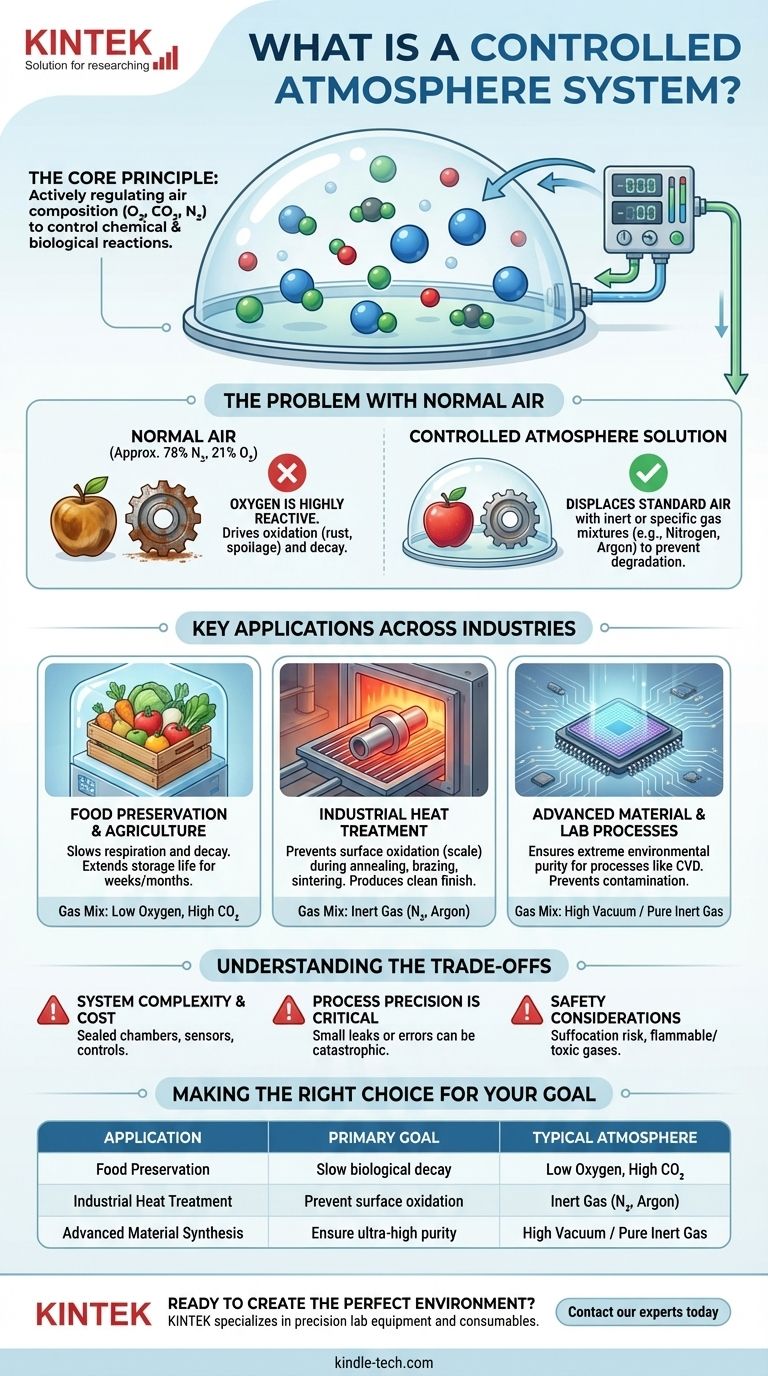 제어 분위기 시스템이란 무엇인가요? 산업 및 실험 공정을 위한 공기 조성을 마스터하기 시각적 가이드