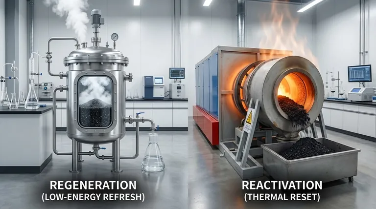 活性炭の再生（Regeneration）と再活性化（Reactivation）の違いは何ですか？炭素の寿命と性能を最大化する