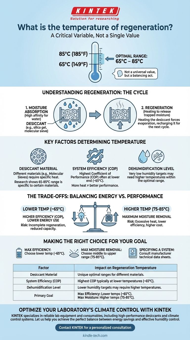 What is the temperature of regeneration? Optimize Your Desiccant System's Efficiency Visual Guide
