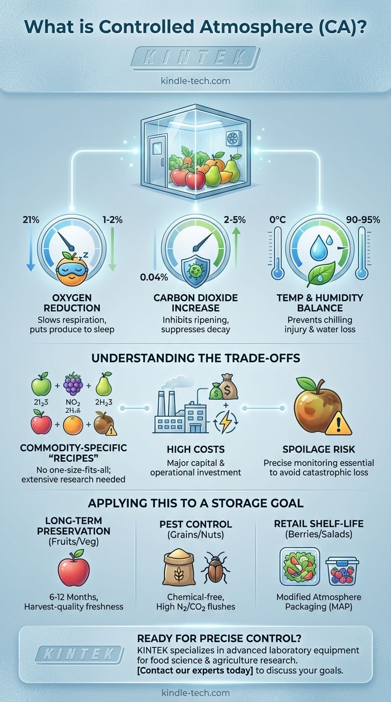 제어 대기(controlled atmosphere)의 의미는 무엇입니까? 신선도 유지 및 저장 수명 연장 시각적 가이드