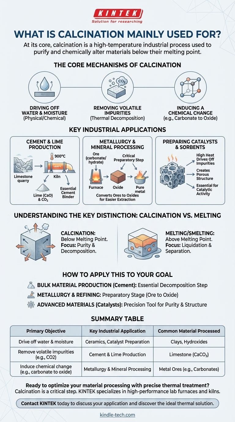 焼成は何に主に使われますか？高温処理で材料を精製・変質させる ビジュアルガイド