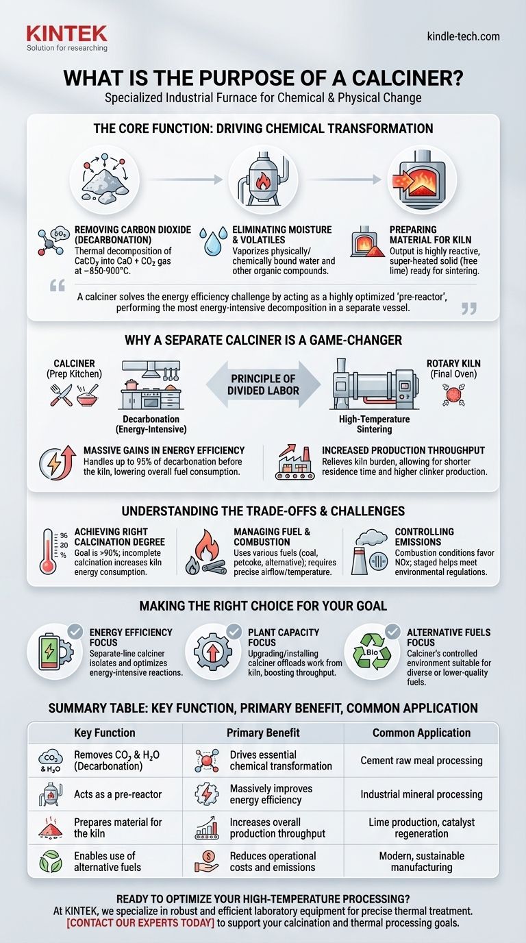 焼成炉（カルサイナー）の目的とは何ですか？高温プロセスの効率向上 ビジュアルガイド