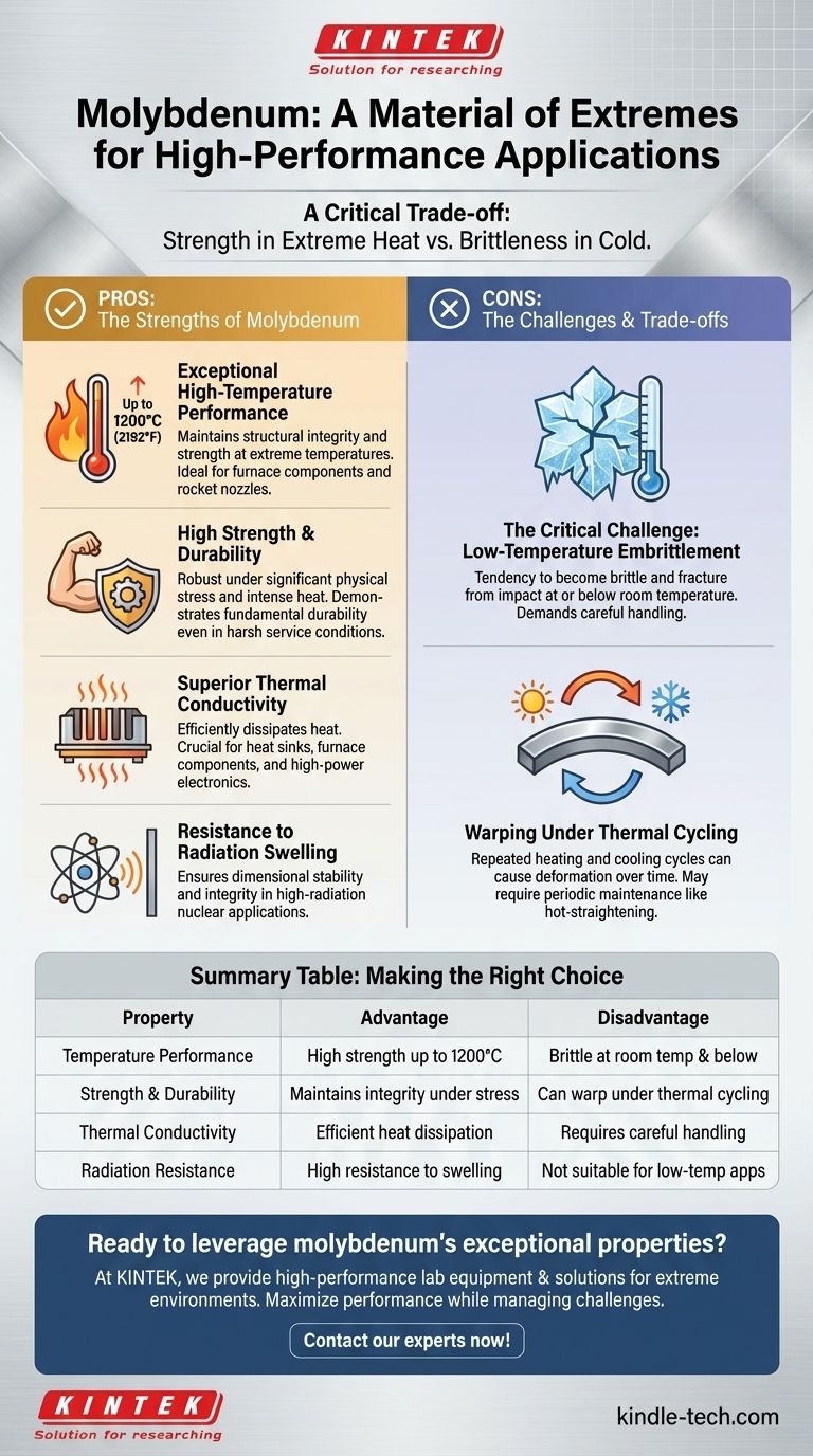 몰리브덴의 장단점은 무엇인가요? 고온에서의 힘을 활용하세요 시각적 가이드