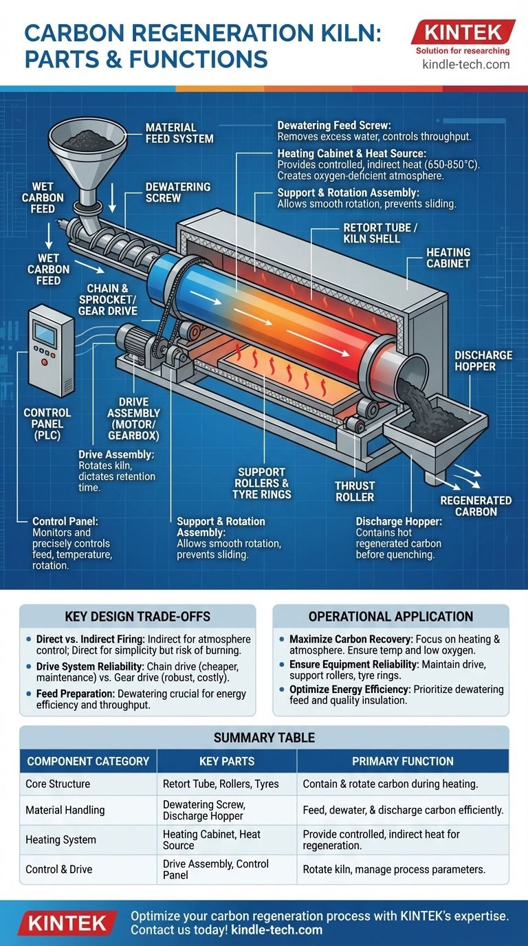 Was sind die Bestandteile eines Kohlenstoffregenerierungsofens? Ein Leitfaden zu seinen Kernkomponenten und deren Funktion Visuelle Anleitung
