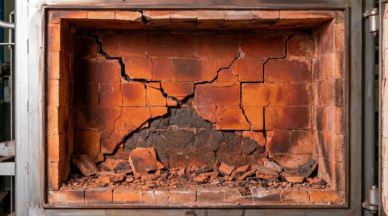 导致熔炉衬里失效的因素是什么?主要原因是热应力和剥落。