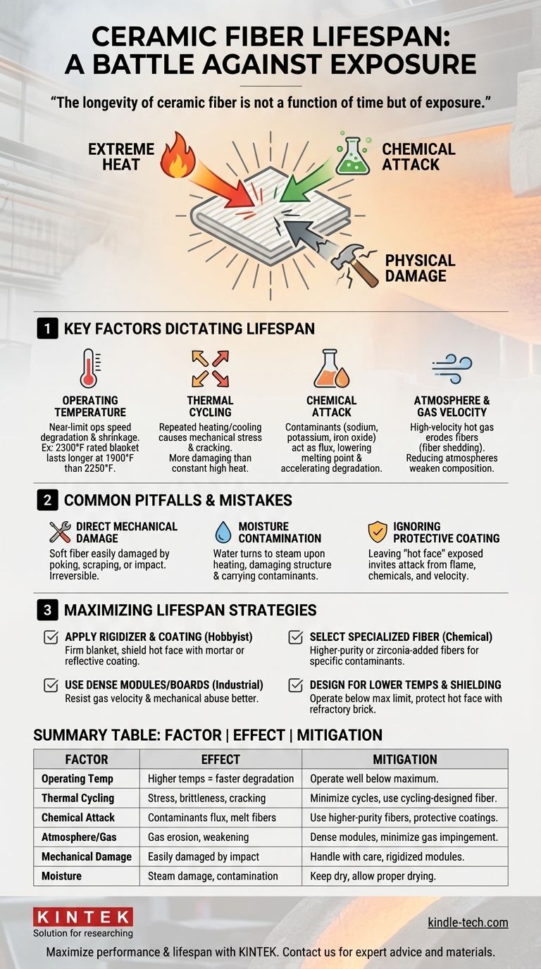 Quelle est la durée de vie de la fibre céramique ? Maximisez sa durée de vie, de quelques mois à plusieurs décennies Guide Visuel