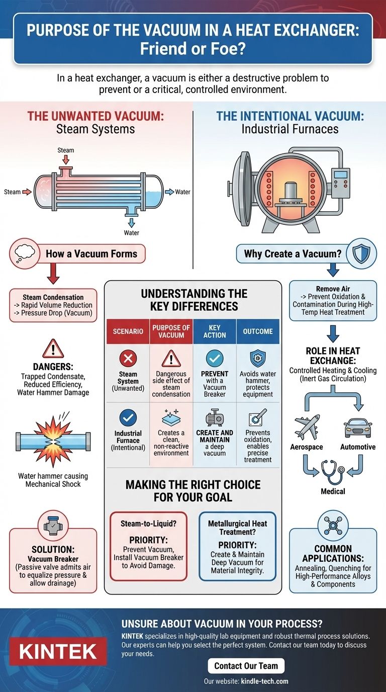 换热器中真空的目的是什么？防止损坏还是实现关键工艺 图解指南