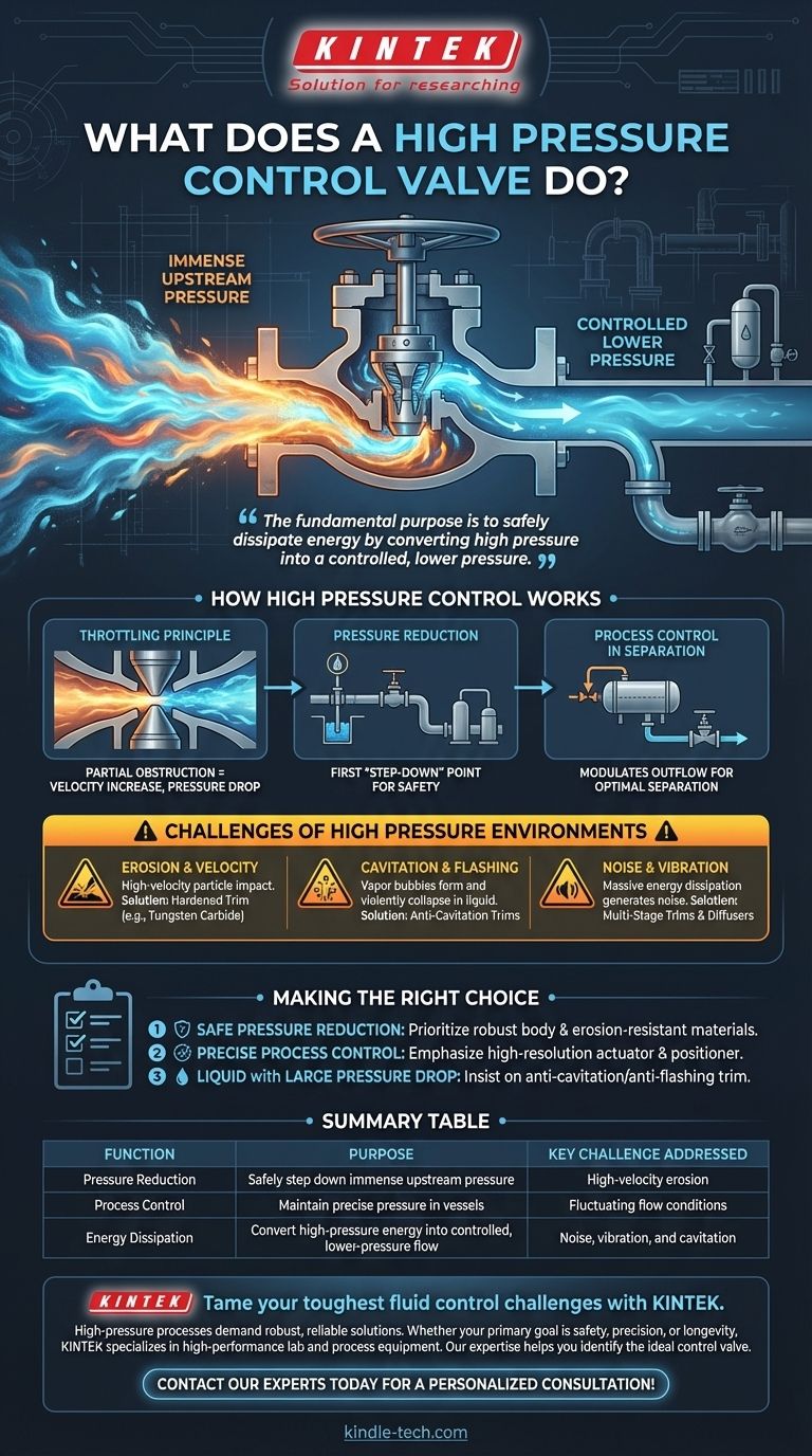 高压控制阀的作用是什么？驯服极端流体能量指南 图解指南