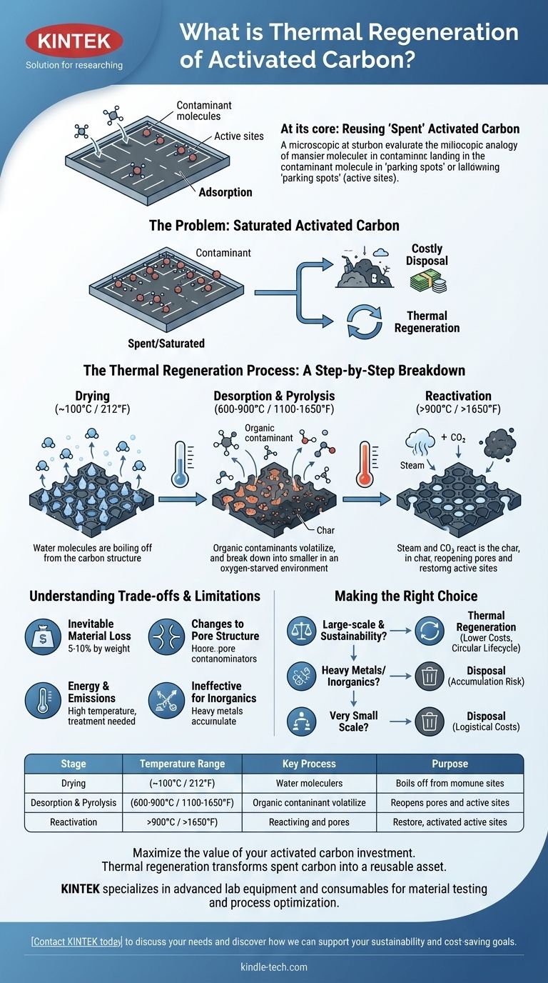 Qu'est-ce que la régénération thermique du charbon actif ? Restaurer la performance et réduire les coûts Guide Visuel