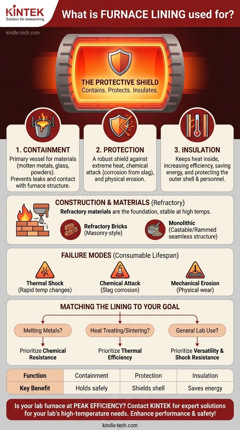 내화로 라이닝은 무엇에 사용됩니까? 고온로를 위한 필수적인 보호막 시각적 가이드